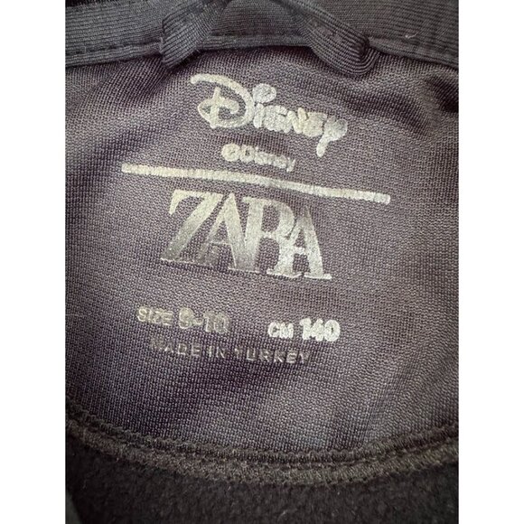 Zara Disney Black Mickey Pullover Hodie Size 9-10 - Picture 6 of 8